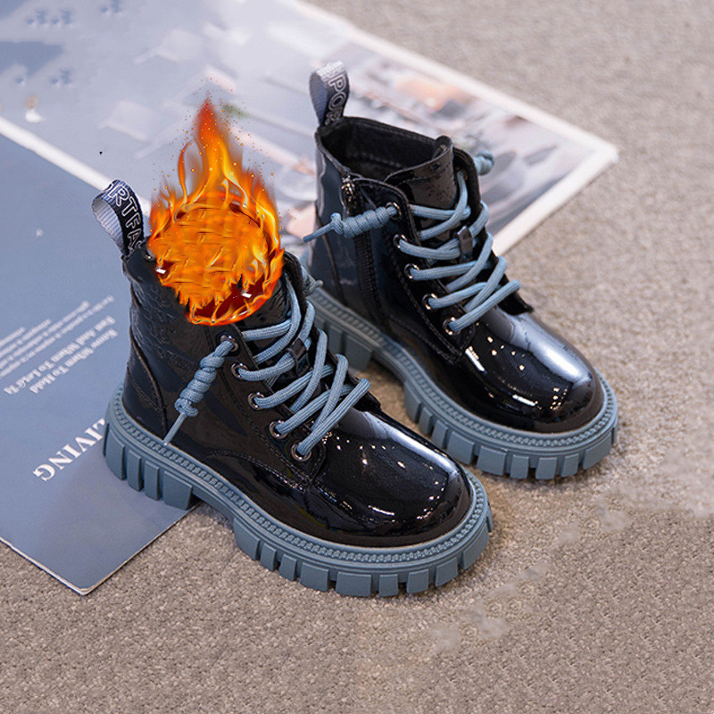 Blue Cotton Padded Shoes 26 Inner Lengt (CN)