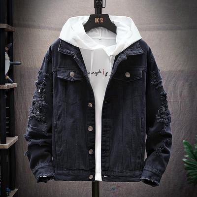 Title 2, Jeugd herfst denim jack heren lente en herfst j...