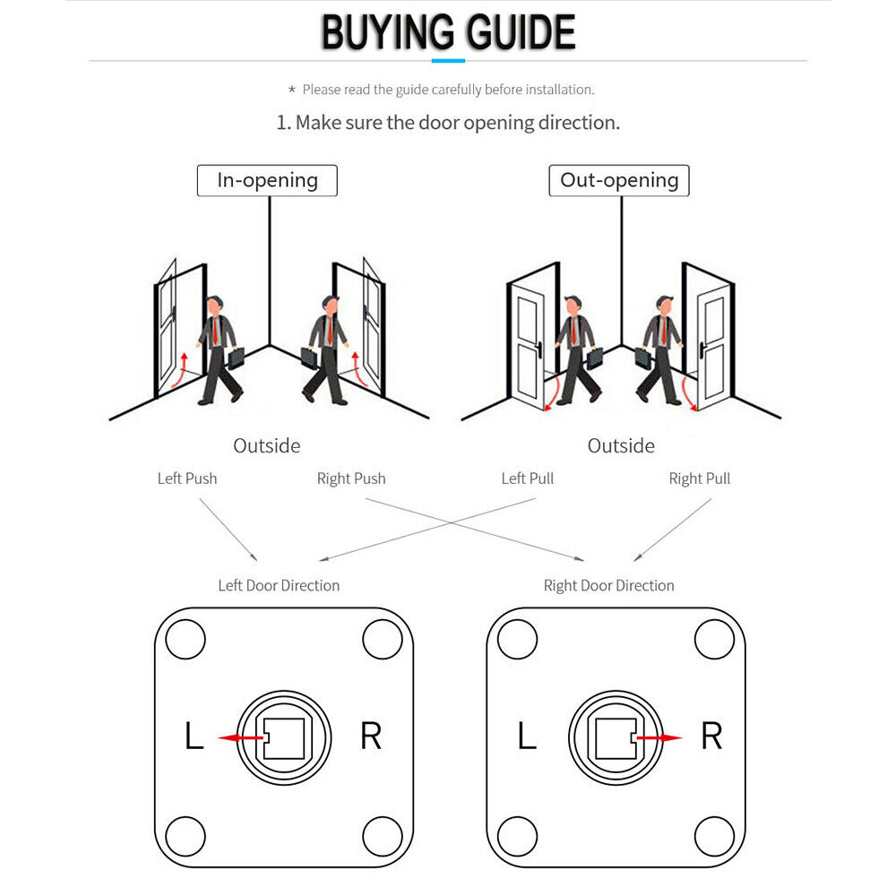 Electronic Bluetooth Door Lock T Uya APP Fingerprint Card Password Key Entry Lock 5