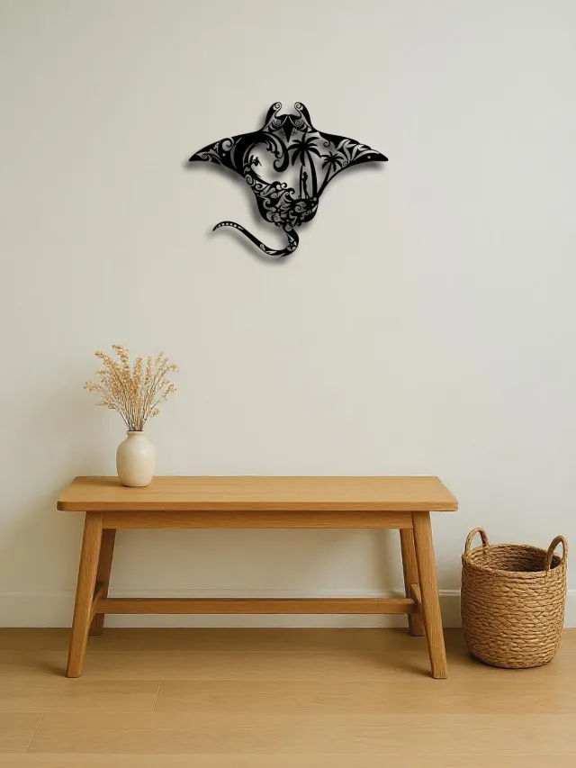 Coastal Metal Wall Art,Nautical Beach Decor For Living Room, Bedroom, Bathroom Look At The Picture - Shop at LoveMi