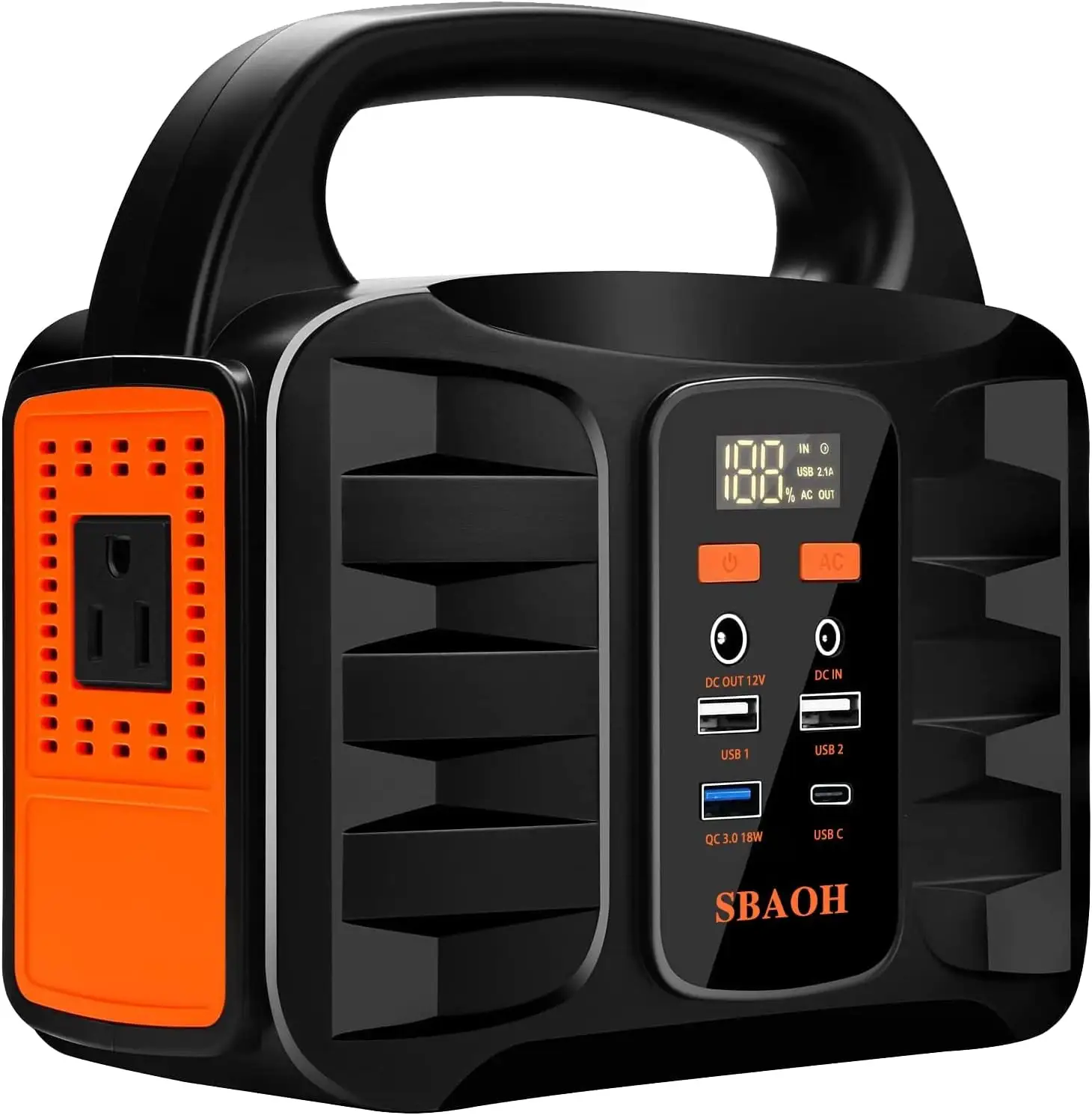 150W Portable Power Station, 155Wh 42000mAh Outdoor