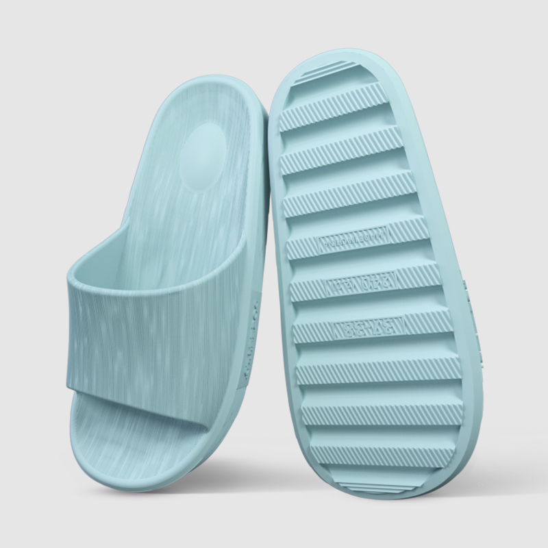 Lightweight Indoor Sandals With Platform Blue - Shop at LoveMi