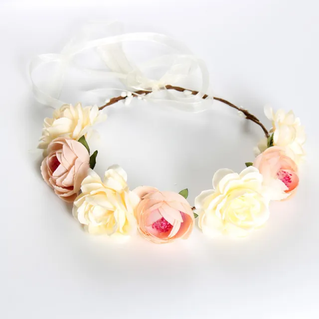 Fashion Flower Headband Seaside Travel Khaki - Shop at LoveMi