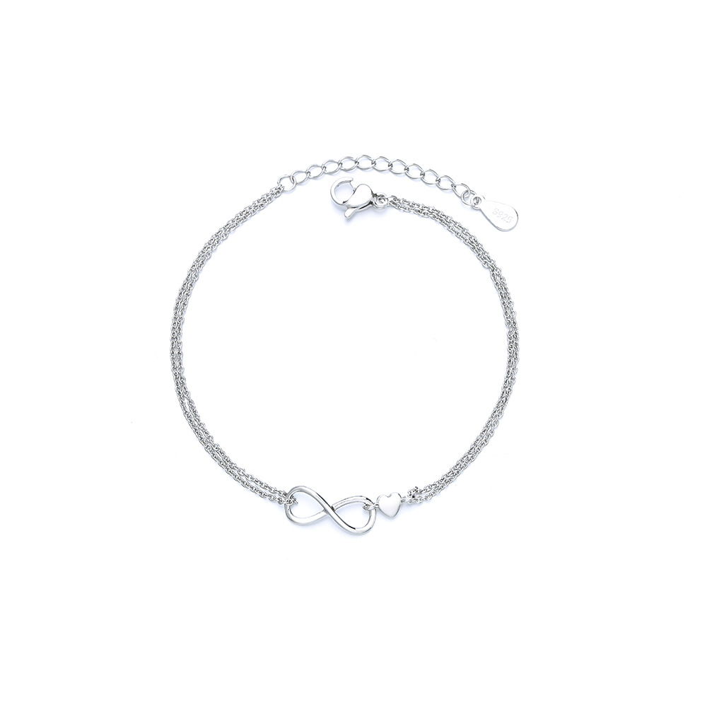Infinite Love Bracelet Infinity Symbol Double Layer
