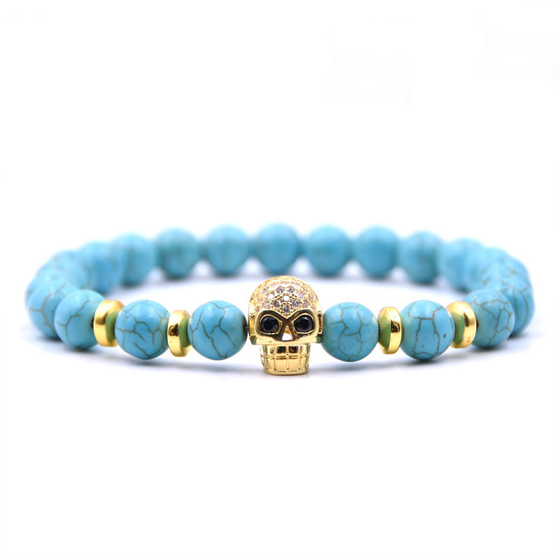 Natural Stone Beaded Bracelet