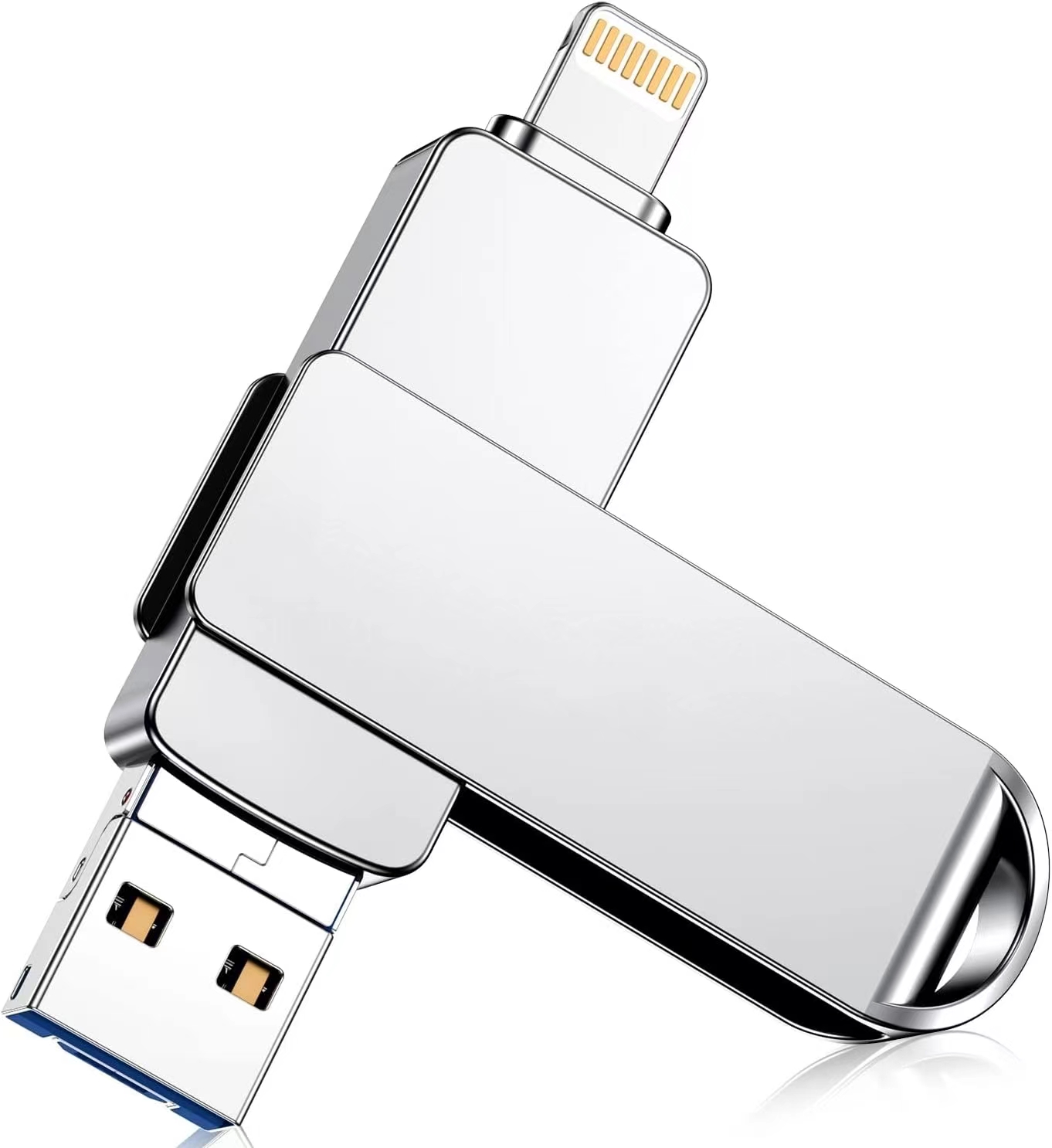 iPhone Photo Stick: High-Speed Memory Drive. MFi certified high-quality iPhone flash drive: The MFi-certified USB flash drive for iPhone can ensure high quality, and also provide you with excellent performance, allowing you to store data more safely! Made