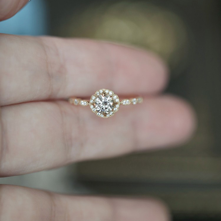 Women's Vintage Hong Kong Style Sterling Silver Ring