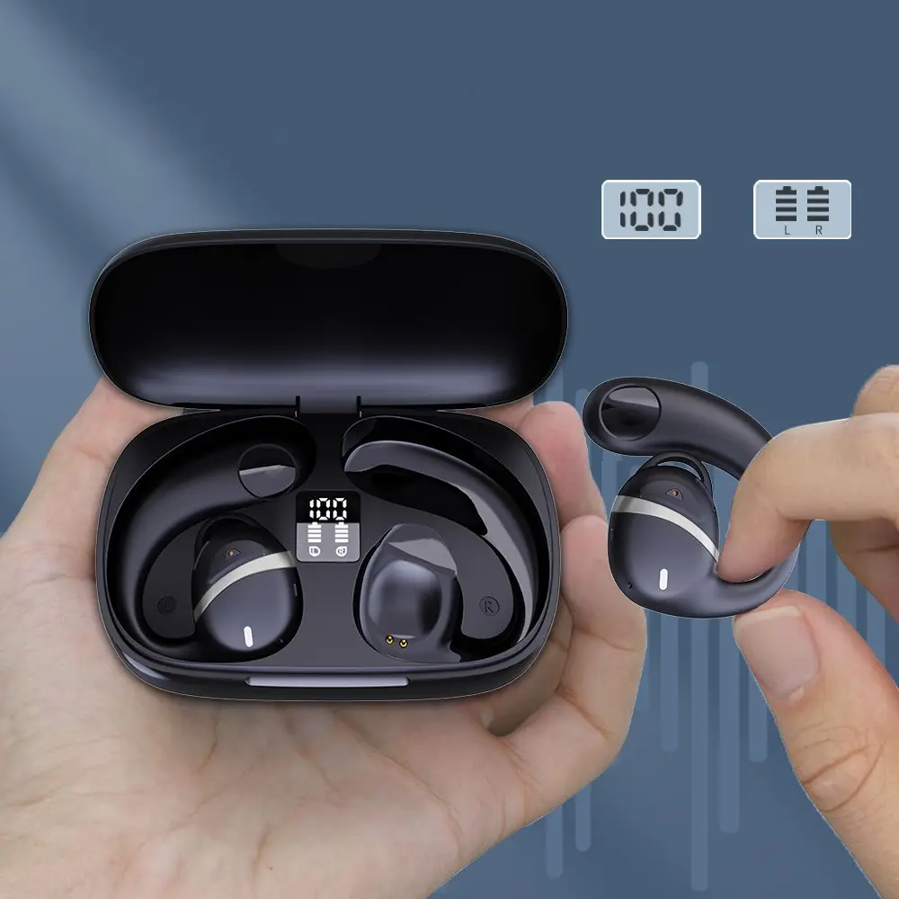 Bone Conduction True Wireless Ear Clip Ultra-long