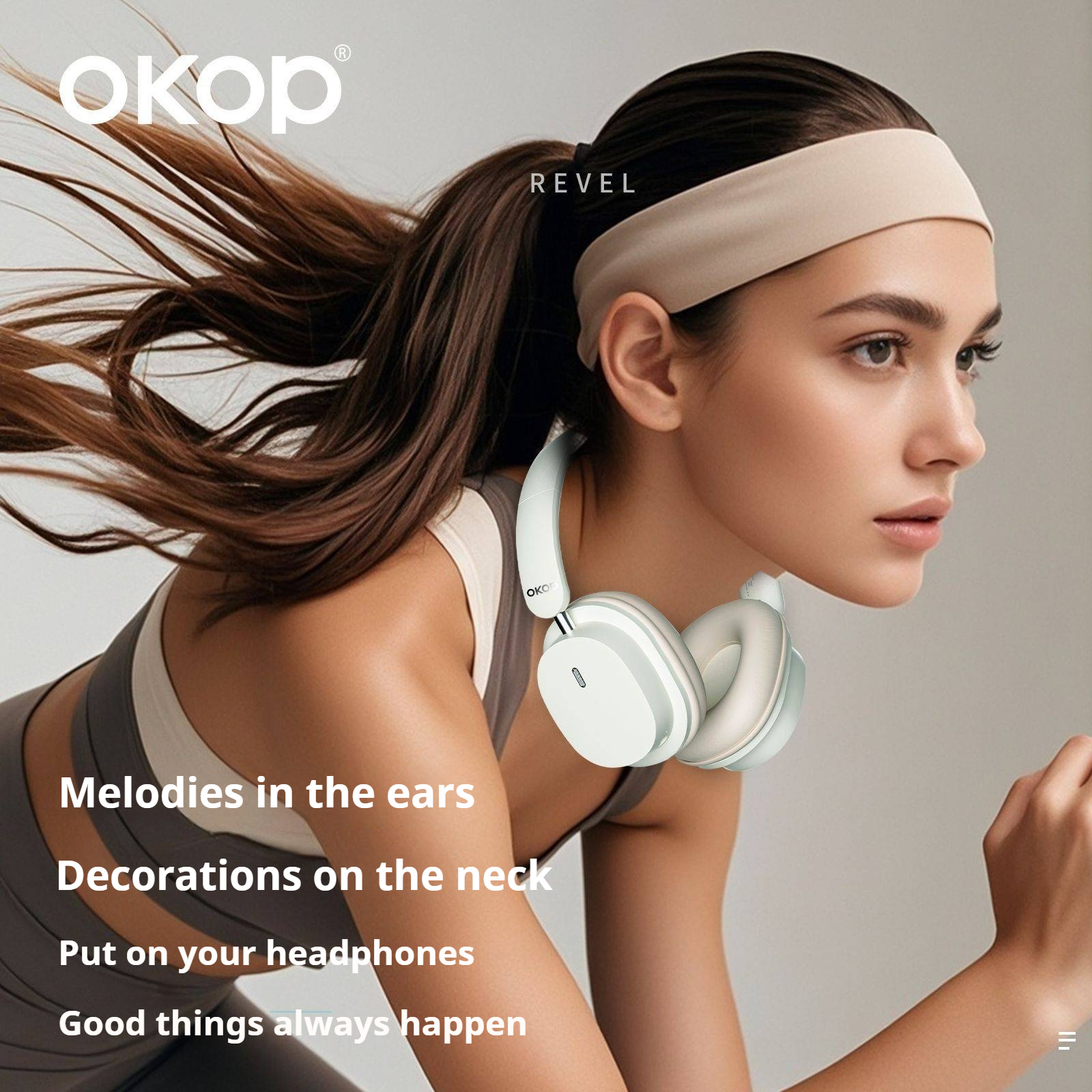 KP-H105 Best-Selling Over-Ear Bluetooth Headphones Sports-Ready Noise-Canceling Low-Latency Gaming Long Battery Life 8