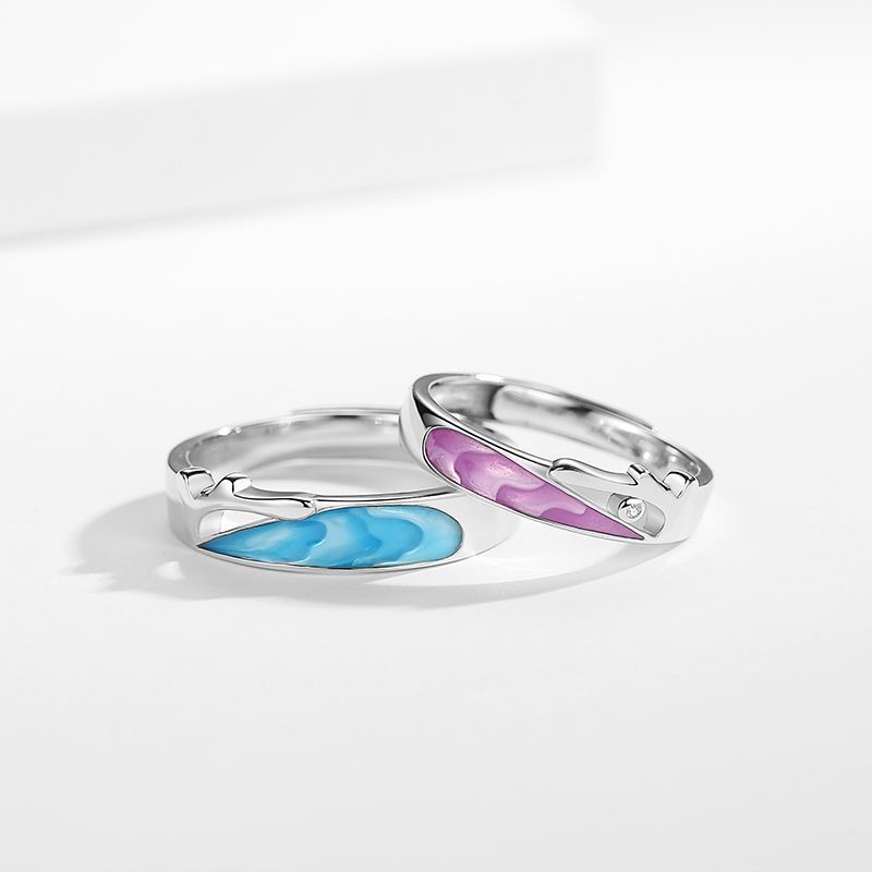 Creative Sterling Silver Ring Bracelet For Men And Women