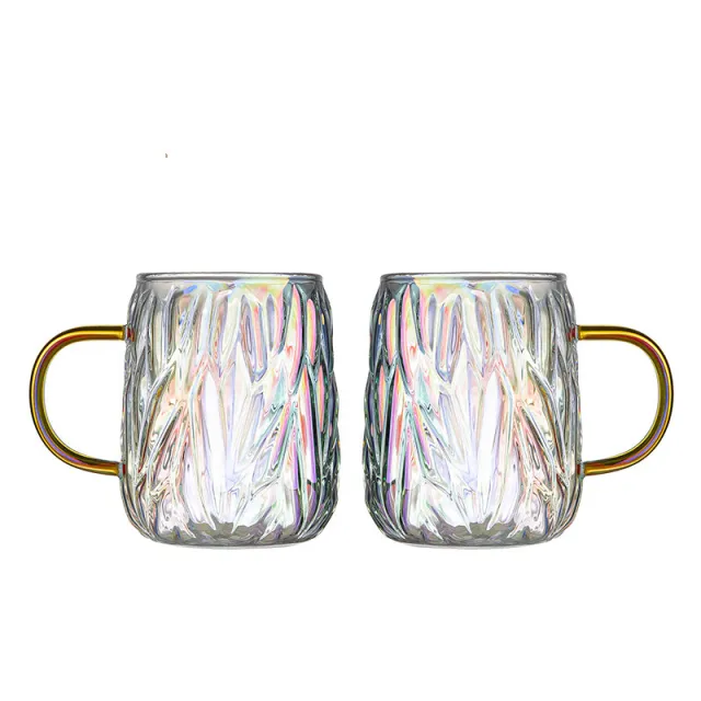 Coffee Glass Hanging Ear Cup Couple Water Cup A Pair Wine Glasses High Tea Cup - Shop at LoveMi