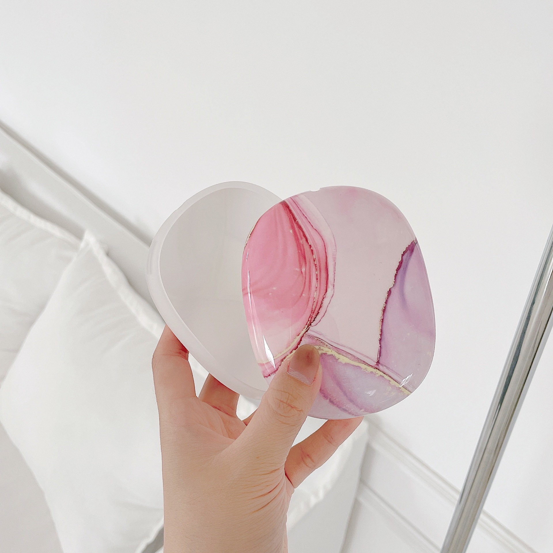 Silicone Marble Bluetooth Headset Cover - 5