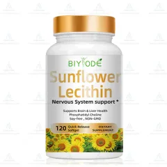 Healthcare Nutrition Sunflower Lecithin Softgels Pure & Natural Lecithin Supplement Private Label Custom Packaging Ready For And Orders - Customised - View 1