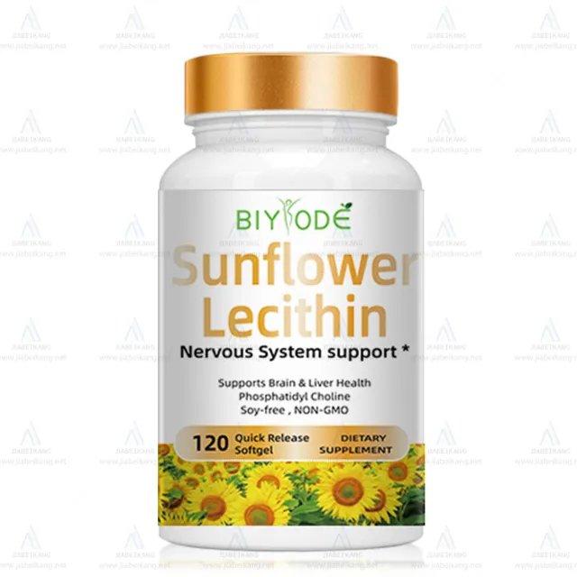 Healthcare Nutrition Sunflower Lecithin Softgels Pure & Natural Lecithin Supplement Private Label Custom Packaging Ready For And Orders Customized - Shop at LoveMi