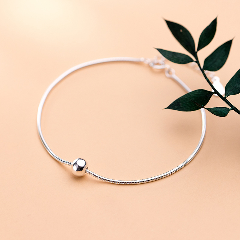 Bracelet Female Korean Snake Bone Chain Light Bead Hand Jewelry Simple