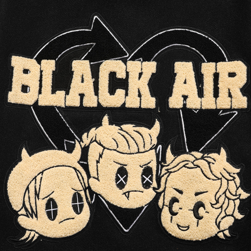 Cartoon Character Embroidery Baseball Uniform Men