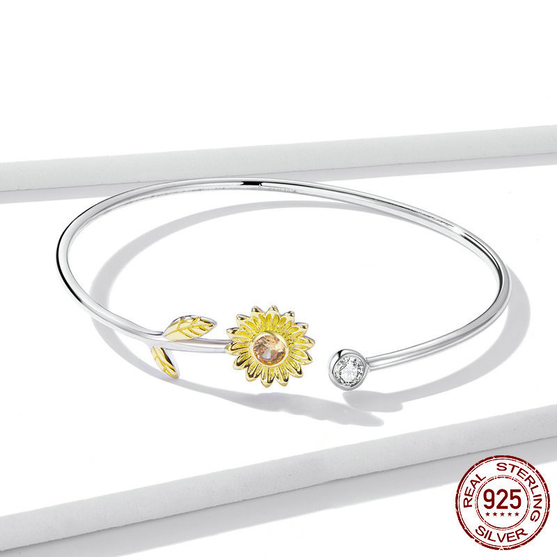 Title 1, Armband Madeliefje Set Met Zirkonia Bloemen