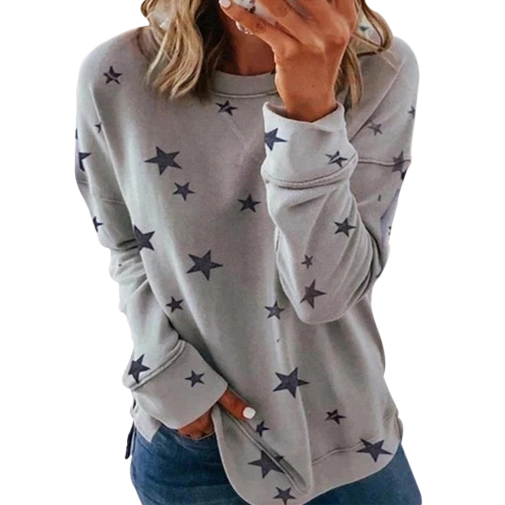 Title 4, Ladies Printed Long Sleeve Sweatshirt