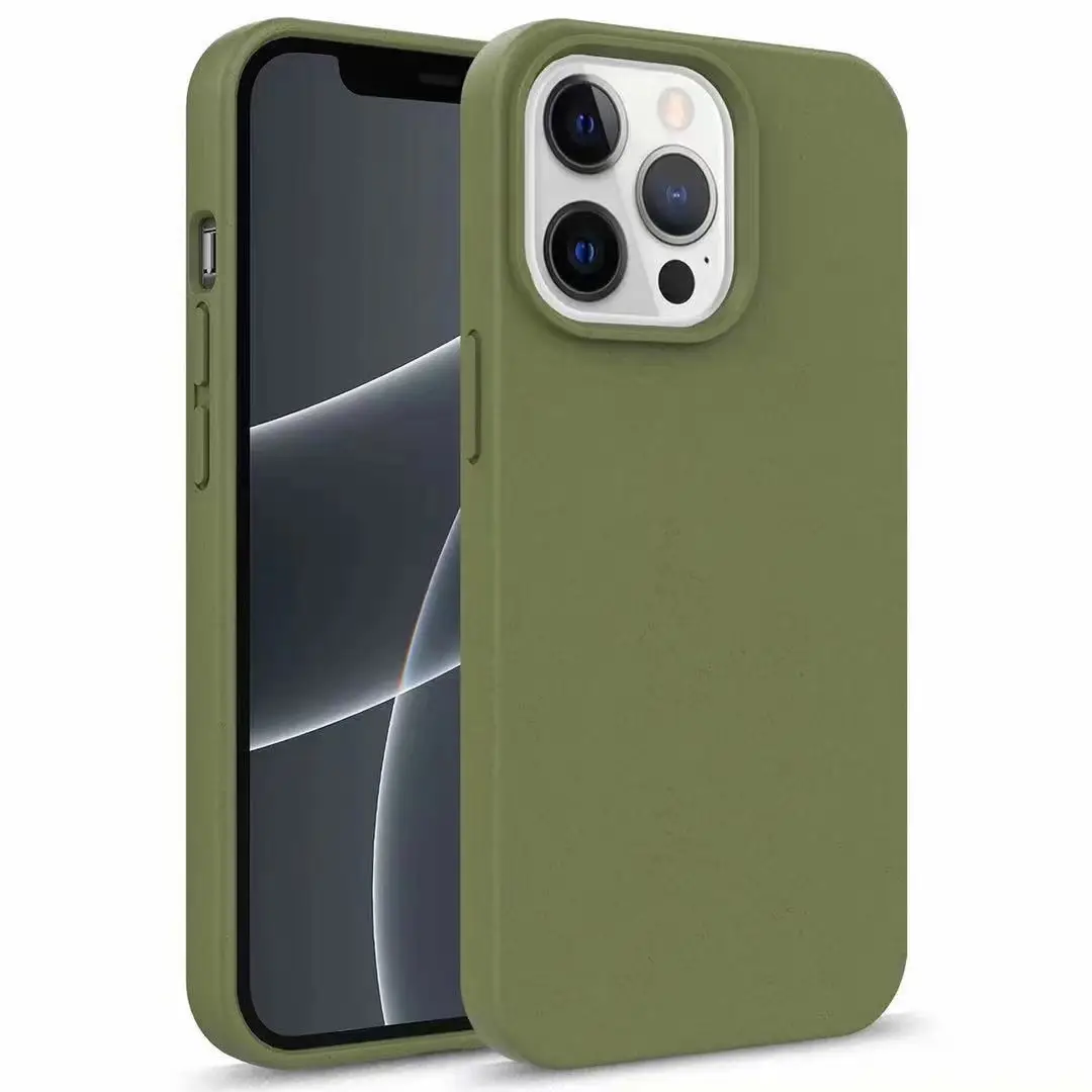 Compostable Eco Friendly Wheat Straw Biodegradable Phone Case