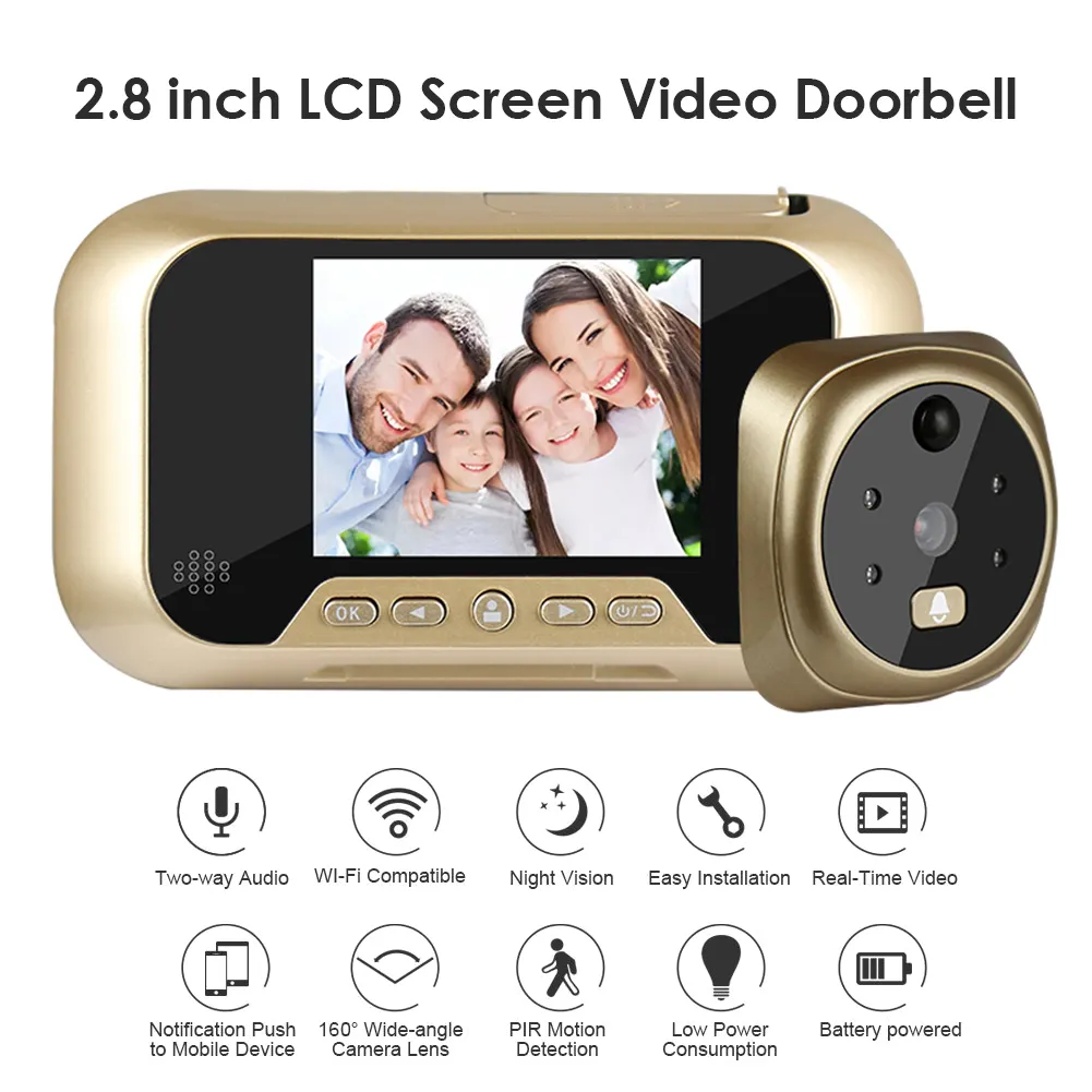 2.8 Inch Infrared Night Vision Camera Video