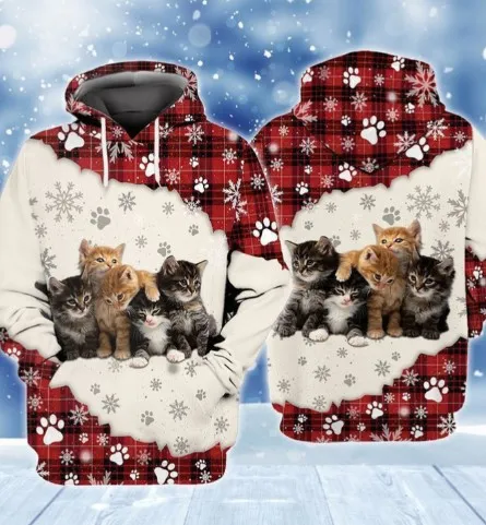 Animation 3D Digital Dog Cat Cartoon Pattern - W7-3Xl