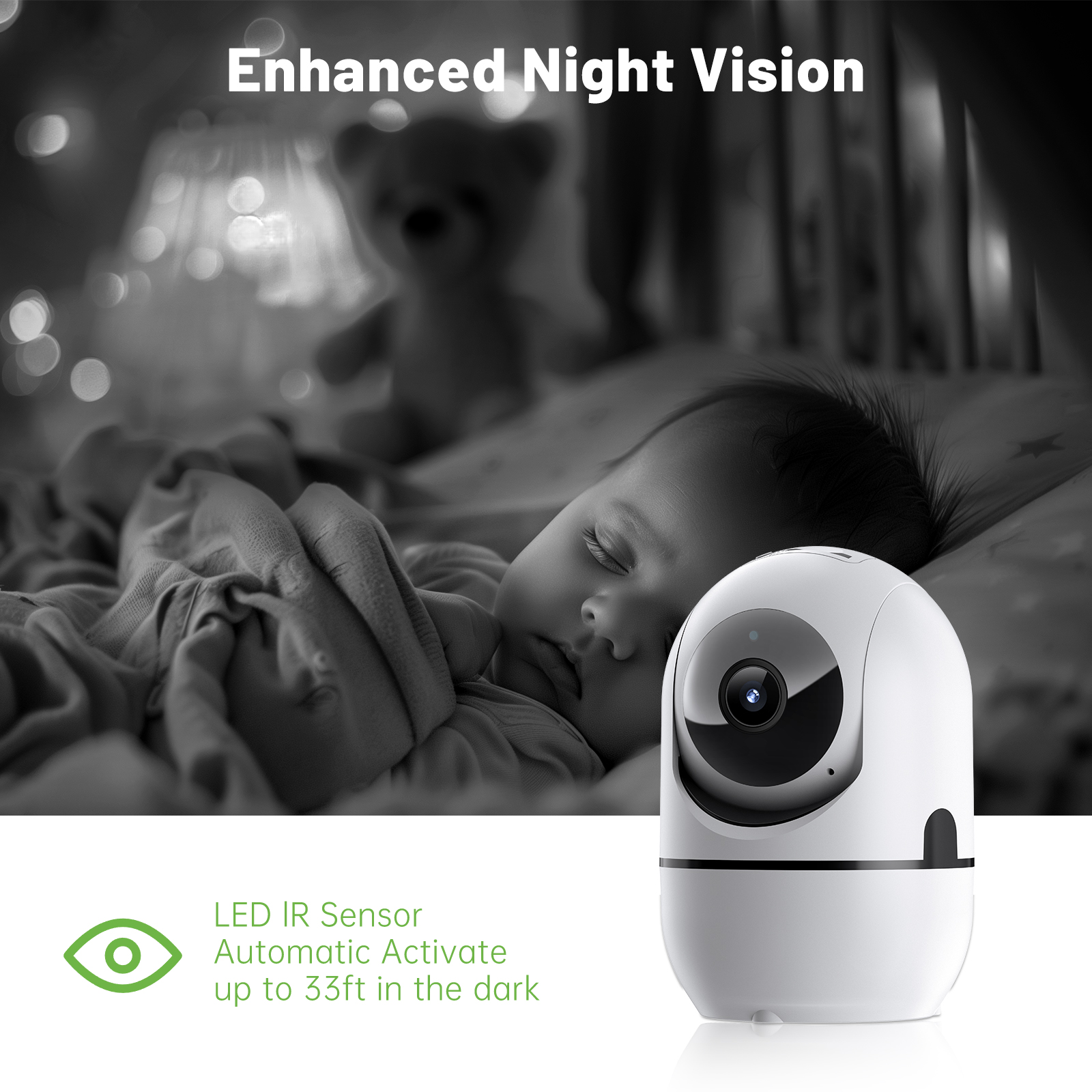 2-way Video Call Network Camera PTZ WIFI Security Cam AI Smart Camera For Home Night Vision Wireless Indoor Camera — foto 4