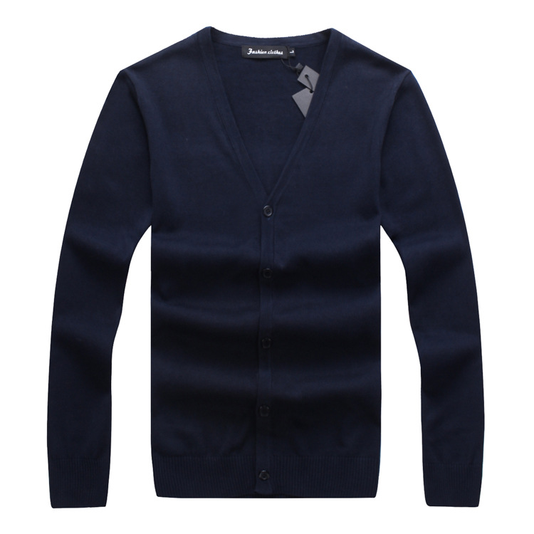 Title 13, Maglione slim tinta unita con scollo a V stile ...