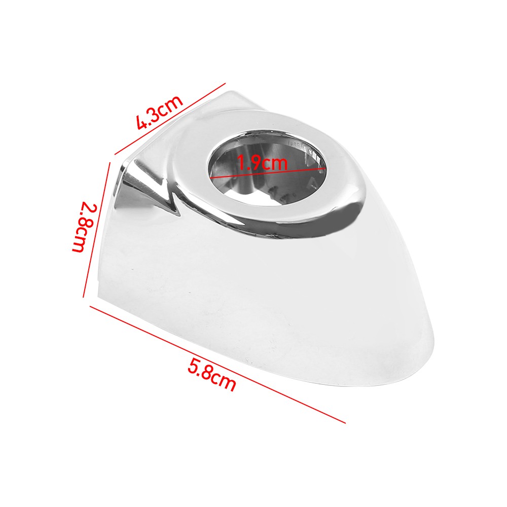 Chrome Front Outer Door Handle Cap Cover Fits For Fiat 500X - 735607049 — image 2