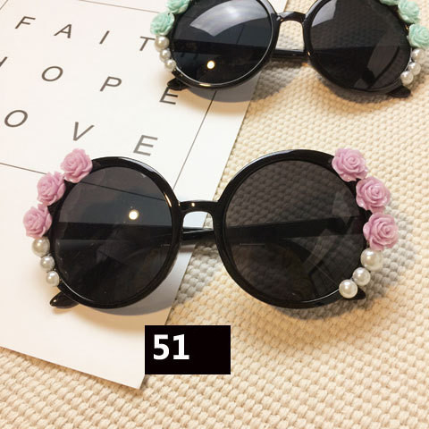 Title 18, Handmade flower diamond sunglasses