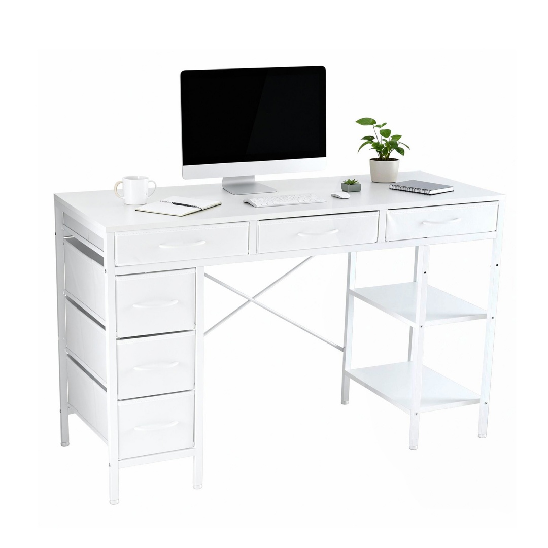 55-inch Computer Desk With 6 Drawers image 16