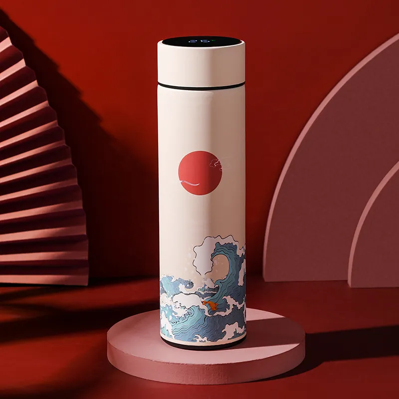 Retro Cup Ins Feng Guochao - White