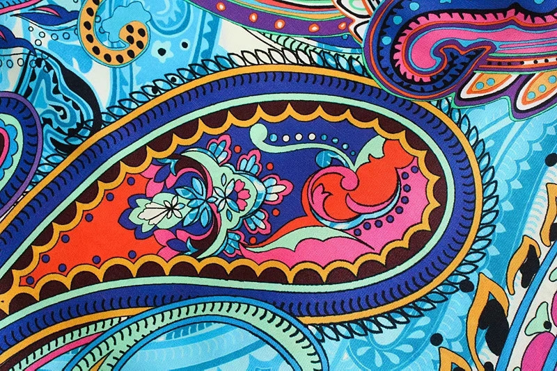 Casual Single-breasted Lapel Floral Shirt