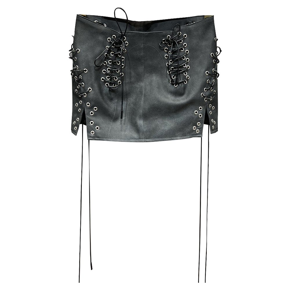 Winter Women's Small High-waisted Thin Short Skirt