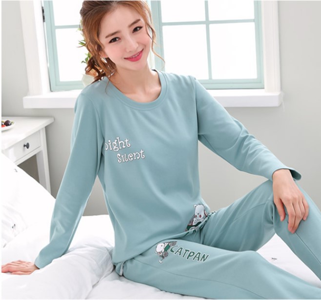 Long Sleeve Thin Round Neck Cute Student Suit