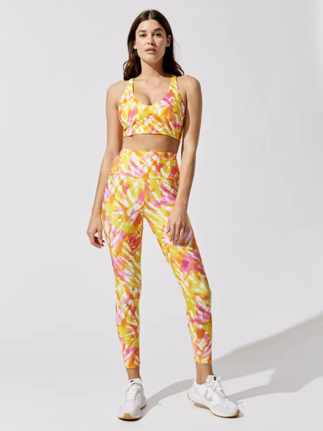 Personalized Floral New Tight fitting Fitness Body Moisture Wicking Sports Yoga Clothes Two piece Suit Yellow - Shop at LoveMi