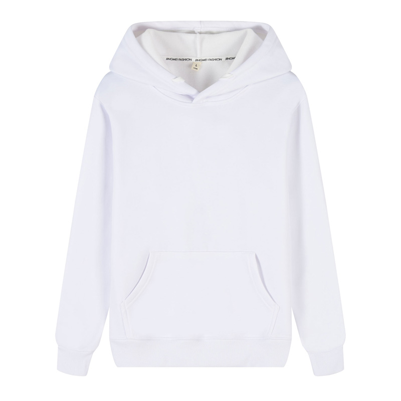 Title 7, Non-Fleece Solid Color Hooded Pullover Sweater