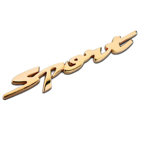 Title 6, SPORTS TURBO Dekoratives Auto-Logo mit Metallic...