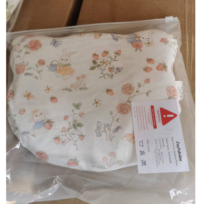 Baby Pillow Shaped Pillow,Baby Pillow 0-6 Months,Newborn Pillow Silicone Comfort Pillow