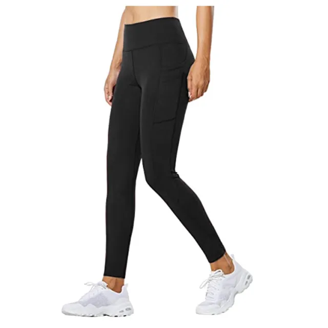 New Yoga Training Slim Breathable Fashion Long Leggings Black - Shop at LoveMi