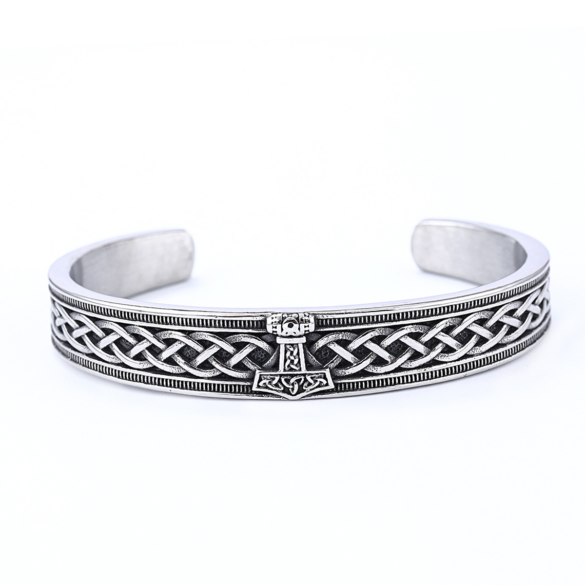 Men's And Women's Fashion Stainless Steel C-shaped Bracelet