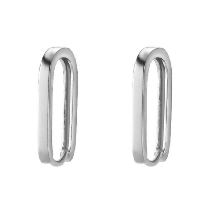 Women's Cool Simple U-shaped Rectangular Ear Buttons