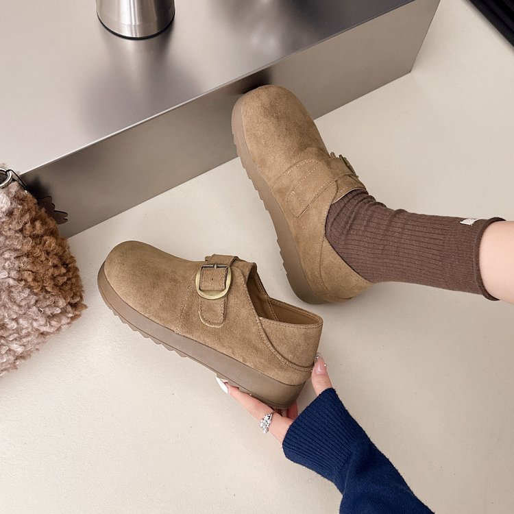Suede Platform Clogs, picture 2 of 4