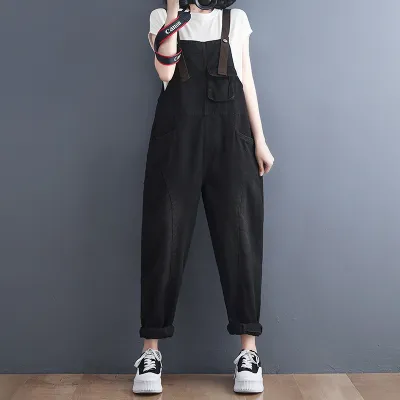 Women's Korean Version Of The New Spot Strap Spring Jeans