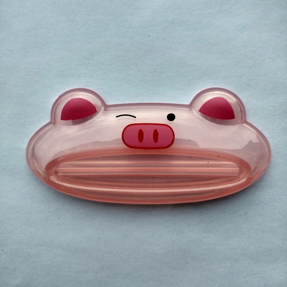 Transparent pink pig