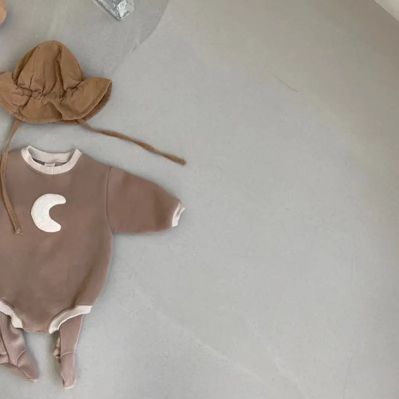 Baby Simple Moon Pack Fart One Piece Romper