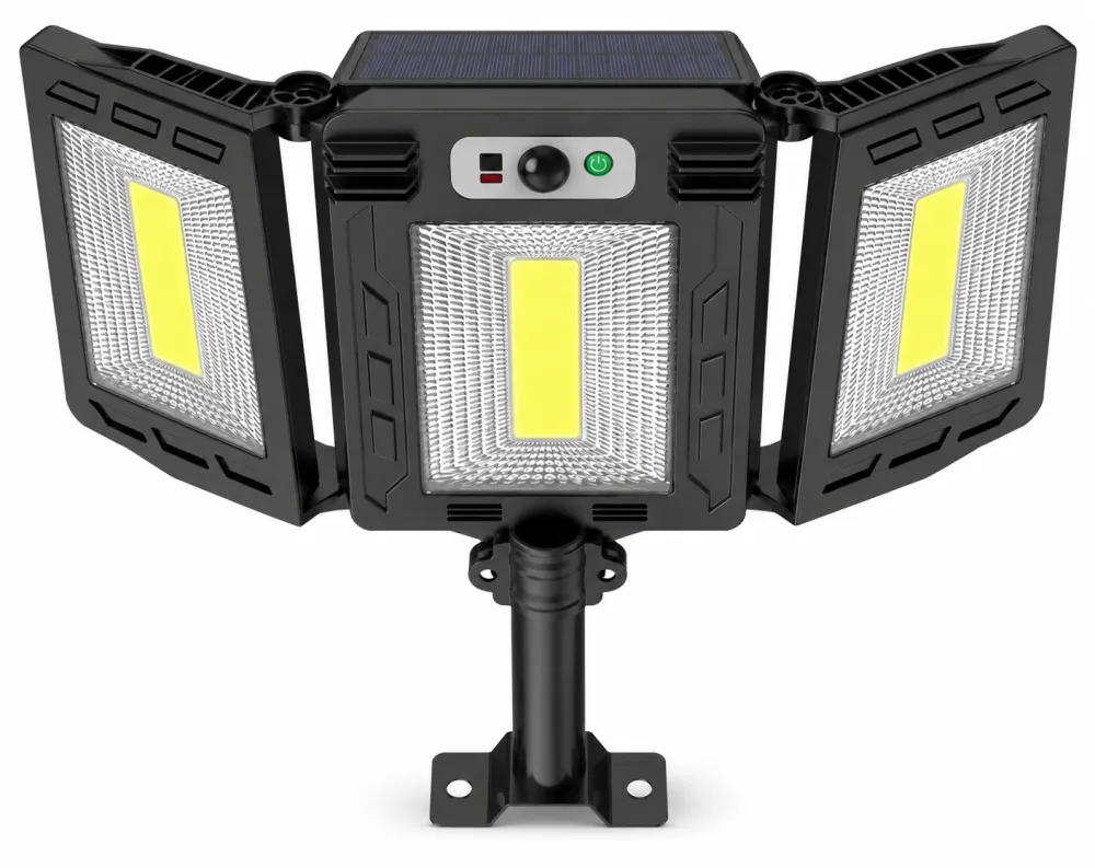 Solar Powered Rechargeable Motion Sensor COB LED Work Light 3000mAh For Auto W786 1 2