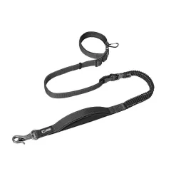 Explosion-proof Traction Rope, Running, Walking Dog, Butler Car, Dog Chain - Black - View 1