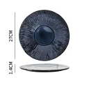 10.5Inch Shallow Plate Blue