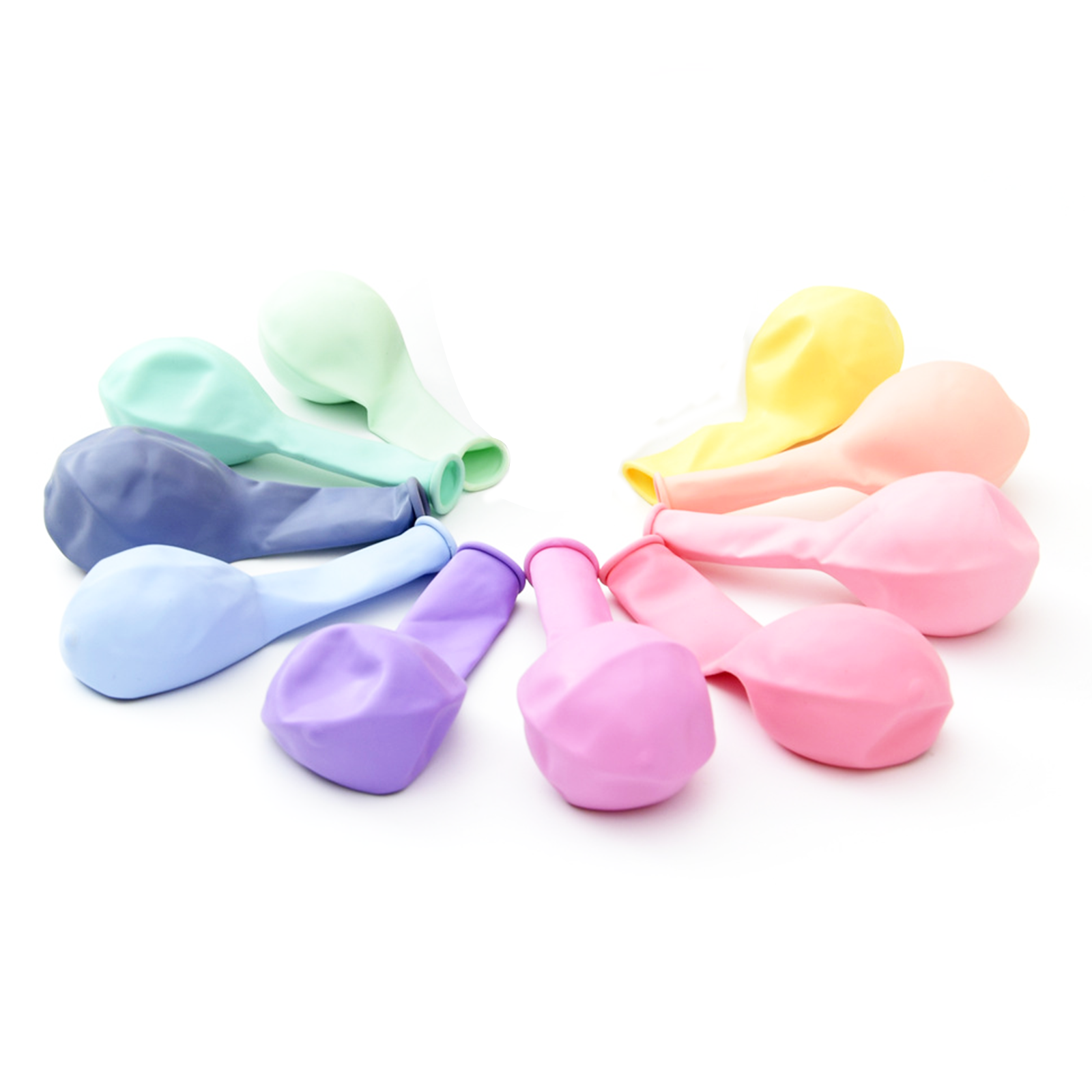 200pcs 5in&12cm Macaron Mixed Pastel Candy Color Latex Balloon Wedding Birthday