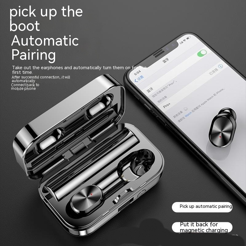 Wireless Bluetooth Plastic Headset In-ear Touch Running